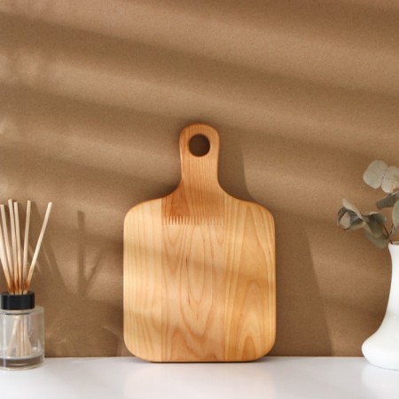 A set of cutting boards on a stand 2 pcs: 38 × 18, 28 × 18 cm, saturated with mineral oil, birch-4