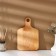 A set of cutting boards on a stand 2 pcs: 38 × 18, 28 × 18 cm, saturated with mineral oil, birch