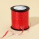 Ribbon for decor and gifts "Snowflakes", red, 0.5 cm × 200m