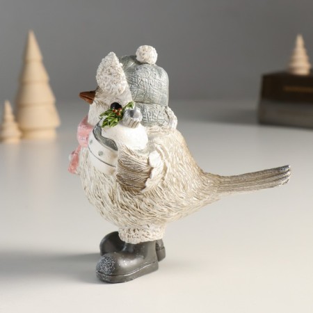 Polystone souvenir "Vorostone in a header-ear with the New Year's ball" 8.5x13x13 cm-3