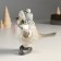 Polystone souvenir "Vorostone in a header-ear with the New Year's ball" 8.5x13x13 cm