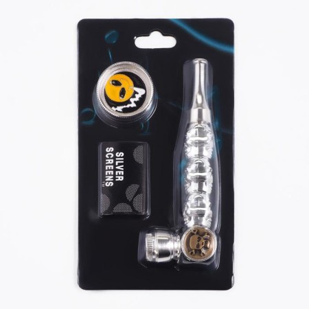 Simple "Smile" 2 in 1: Chicken pipe, 5 nets and a tobacco chopper-5