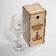 A glass for wine in gift packaging "To relieve stress", 350 ml