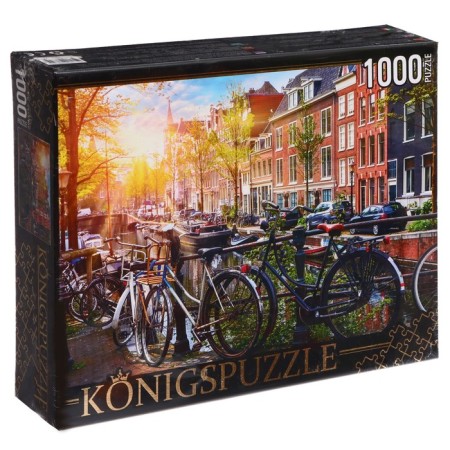 Puzzle "Netherlands. Bicycles in Amsterdam ", 1000 elements