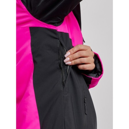 Ski costume female winter, size 48, pink color-8