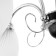 Sicily chandelier 5x60W E27 chrome, black