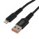 Gopower GP02L, Lightning - USB, 2.4 A, 1 m, data transfer, nylon, black