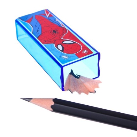Plastic rectangular sharpener, spider-man-6