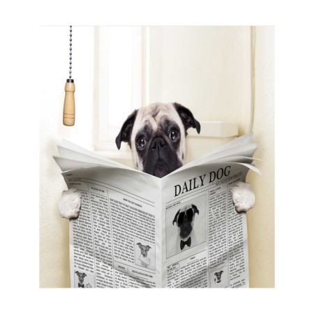 A set of napkins for setting the table "Dog with a newspaper", rectangular, size 32x46 cm, 4 pcs-2