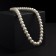 Pearl beads "Bride" beads d = 1.5, milk color, 40 cm
