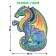 Luminous puzzle "Dragon", fluorescent paints, 68 details