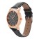 Men's wrist watch, d-3.8 cm, black strap