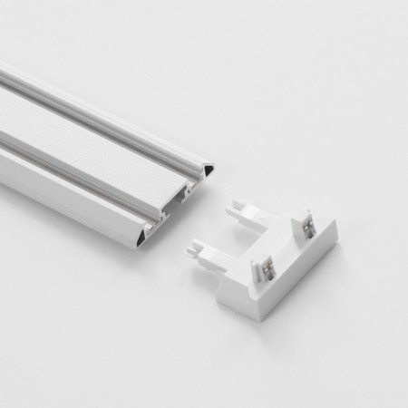 Connector Slim wall "G-shaped" 4-filled white 0.7x4x2cm-5