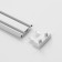 Connector Slim wall "G-shaped" 4-filled white 0.7x4x2cm