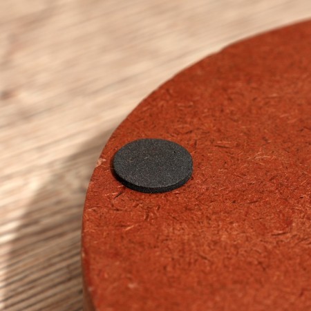 Chess is round, board 15x15 cm, tree shisham-9