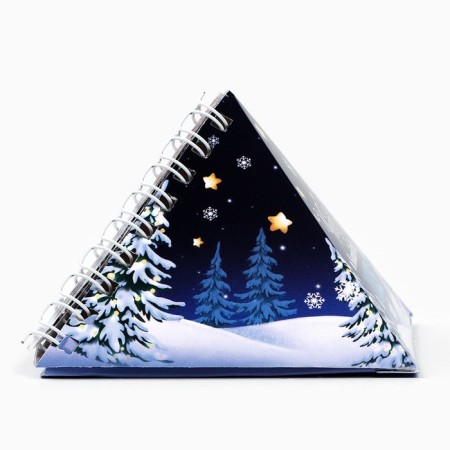 Calendar 2025 Triangular desktop on the spring "Miracles and Magic", 7.4x8.5 cm-6
