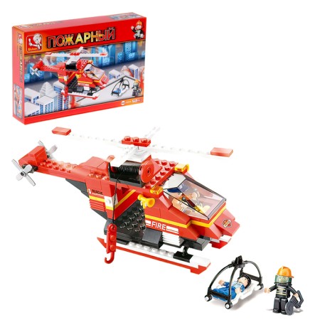 Designer "Fire Helicopter", 155 parts