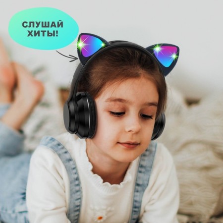 Game set "Kotik": microphone, headphones with ears-1