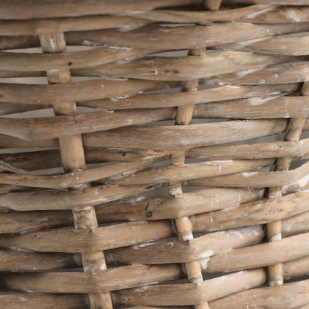 A set of baskets, 30 x 18/49 cm, 24 x 15/45 cm, 2 pcs, gray, willow-6