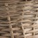 A set of baskets, 30 x 18/49 cm, 24 x 15/45 cm, 2 pcs, gray, willow