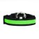Collar with backlight Flash 3 glow modes size m, Osh 40-48 x 2.5 cm Green