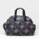 Road bag with lightning, 2 outer pockets, long belt, gray color