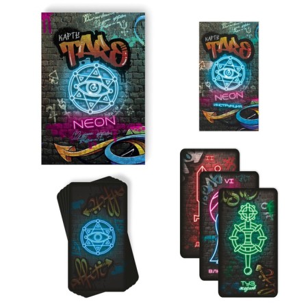 Tarot "Neon", 78 cards (6x11 cm), 16+-2