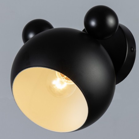 Bra "Barney" E27 40W black 20x20x20cm-1