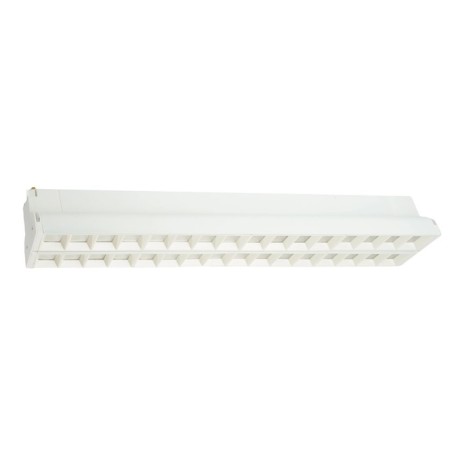 Single -phase track lamp for Feron AL123, IP40, LED, 2x30 W, 547x68x75 mm, white color.