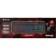 Keyboard Defender RAID GK-778DL, game, wired, membrane, subv, 104 cells, USB, black