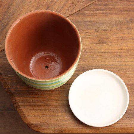 Set of pots 3 pcs. "Striped" 2.6l, 1.4l, 0.9l-4