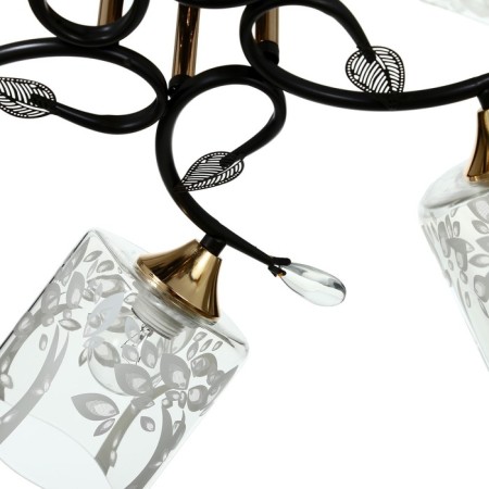 Svetogor chandelier 5681 5h27 black /gold-6