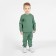 Children's costume: sweatshirt and ONE Love Light, height 80 cm, green color