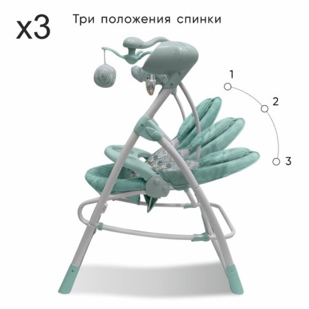 Electric rolls Sweet Baby Lila Pinguino, 2 in 1, green color-1