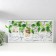 Photo frame Plastic in 3 photos "Krakelyur with leaves" with clothespins, white 60x30 cm
