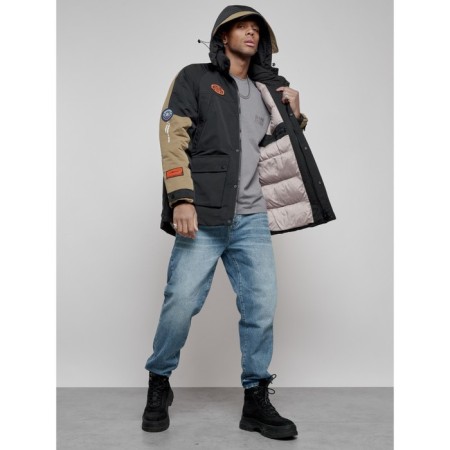 Male Winter jacket, size 48, black color-15