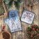 New Year's kitchen set "Miracles Time": mittens-output 20x28 cm, take 17x17 cm