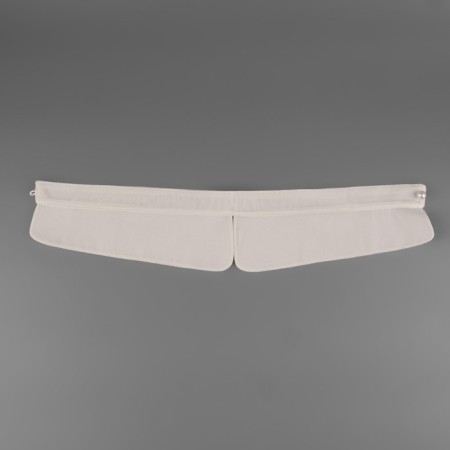 Removable collar, neck diameter = 22 cm, 42 × 6 cm, ivory color-2