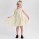 Новый год. Платье для девочки MINAKU: PartyDress, цвет молочный, рост 104 см