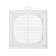 Ventilation grate Era 2121 p, 208x208 mm, with a grid, detachable
