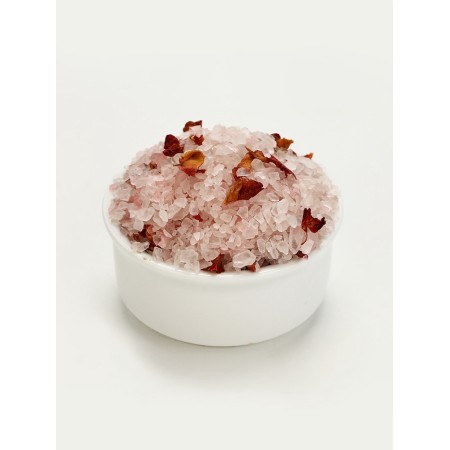 Gift set Ural Lab: shower gel 250 ml, peony aroma and bath salt with rose petals 150 g-10