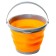 Folding bucket TRAMP TRC-092, silicone, orange, 5l