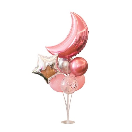 Foil ball 18 "Star", silver color-2
