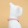 Koshachi collar "tenderness", with a bell and suspension, 30 x 1 cm, polyester, pink