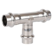 The tee of equivalent Rommer RSS-0013-000015, VPR, D = 15 mm, press, stainless steel
