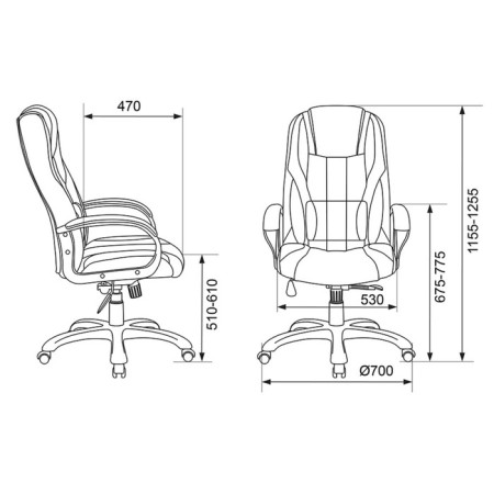 Playing armchair zombie 8 red/red, eco -leather-5