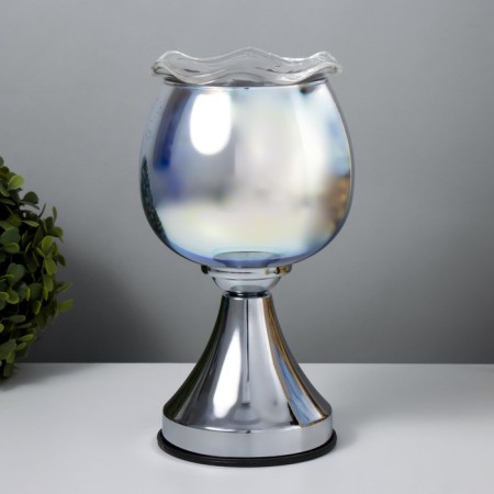 Aromarrier touchscap "night" G9 40W chrome 10x10x20 cm Risalux-1