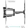 Black Black 37 "-70" Max. 36.4kg, wall turn and slope bracket