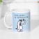Sublimation mug "I see you, you do not work", 320 ml, with application
