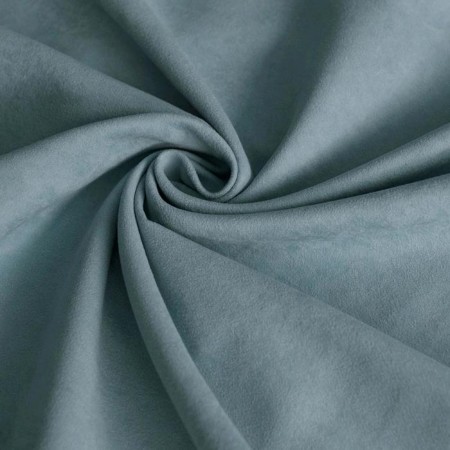 Set of curtains "Kim", size 140 x 270 cm - 2 pcs, gray - blue-2